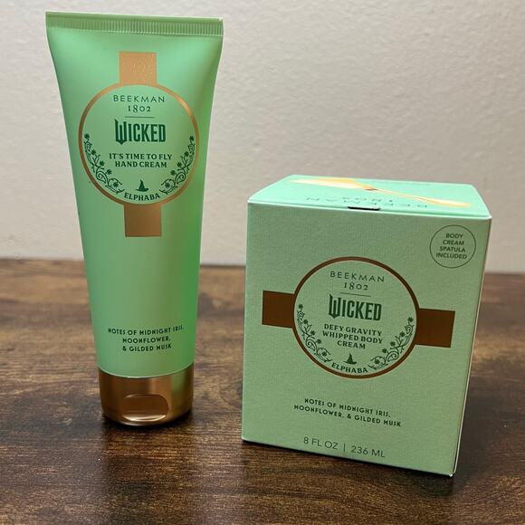 Beekman 1802 Wicked Its Time to Fly Hand Cream & Defy Gravity Whipped Body Cream - Picture 1 of 15